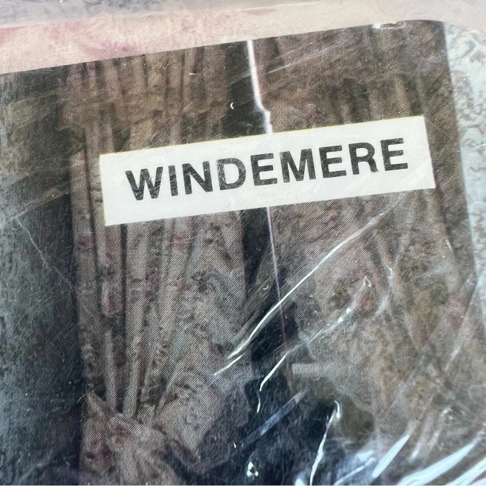 VTG Springmaid Bill Blass Collection Windemere Cottage Ruffle Twin Flat Sheet
